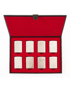 Zippo lighter luksus opbevaringsæske i ægte læder 2