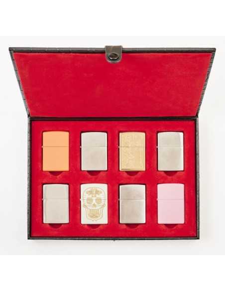 Zippo lighter luksus opbevaringsæske i ægte læder