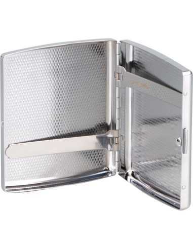 Jean Claude cigaret etui børstet krom