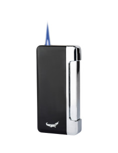 Formula Crocodile jet lighter i sort med jet flamme 2