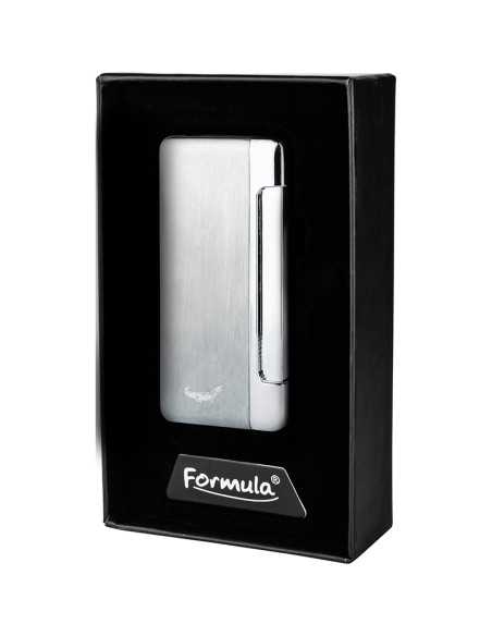 Formula Crocodile jet lighter i krom med jet flamme
