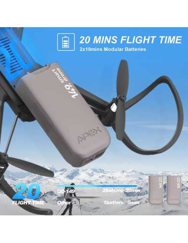 Apex Scratch programmerbar mini drone med kamera