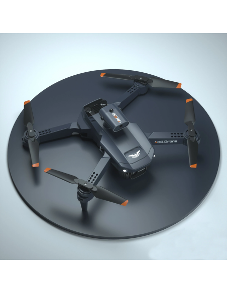 Startpakke med JJRC H106 mini drone med 4k/HD dual kamera og forhindringssensor + ekstra batteri + taske + forhindringssensor