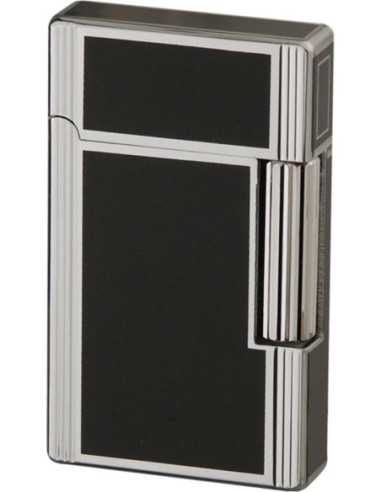 Jean Claude flint lighter "Dustin" sølv/sort...
