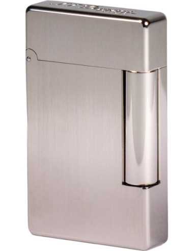 Dupont lighter "Initial" bruhed silver 020804B Jet