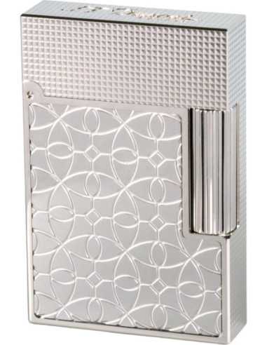 Dupont lighter Ligne 2 Small Platinum Arabesque C18603 Sz