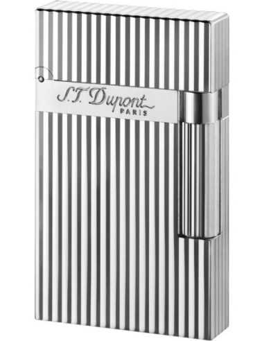 Dupont lighter Ligne 2 sÃ¸lv med striber 16817