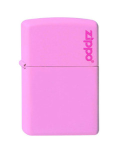 Zippo 238ZL PINK MATTE med Zippo logo - Zippo lighter