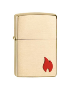 Zippo 204B Red Flame Emblem Small - Zippo lighter
