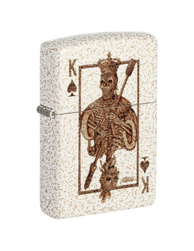 Zippo Rick Rietveld Ace Skull Design - Zippo...