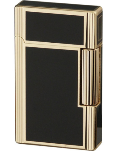 Jean Claude flint lighter "Dustin" sort/guld...