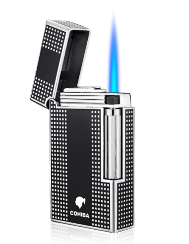 Derui jet lighter - sort cigar-og cigaret Jet...