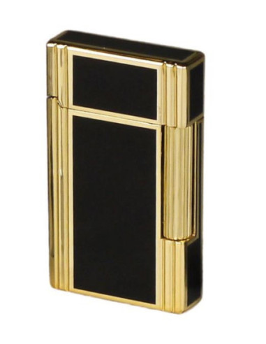 Sky kvalitets lighter i sort og guld - flint...