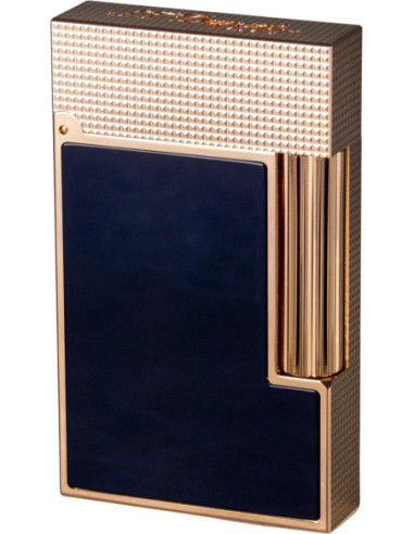 S.T. Dupont flint lighter Ligne 2 i mat blå og...