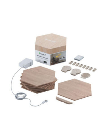 Nanoleaf Elements Starter Kit Brun